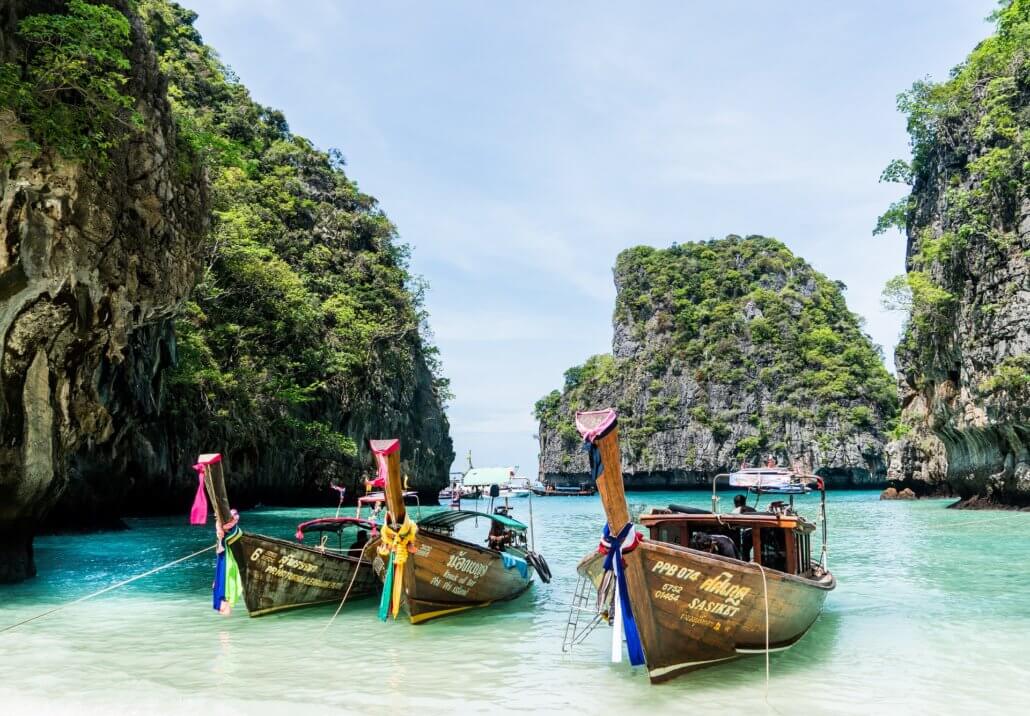 einsame Bucht in Thailand